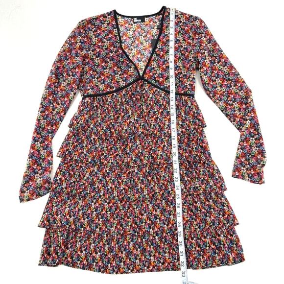 The Kooples Short Multicolor Pleated Dress 0 - Picture 5 of 10